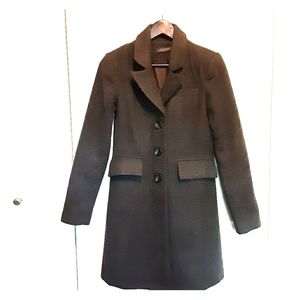 Suzy Shier dark gray dress coat